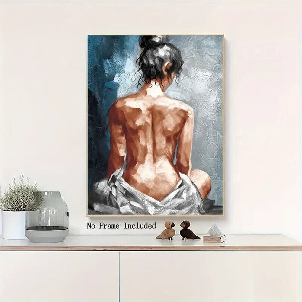Beautiful Abstract Nude Woman Canvas Print 12" x 16" Wall Art Home & Garden:Home Décor:Posters & Prints Style Your Walls